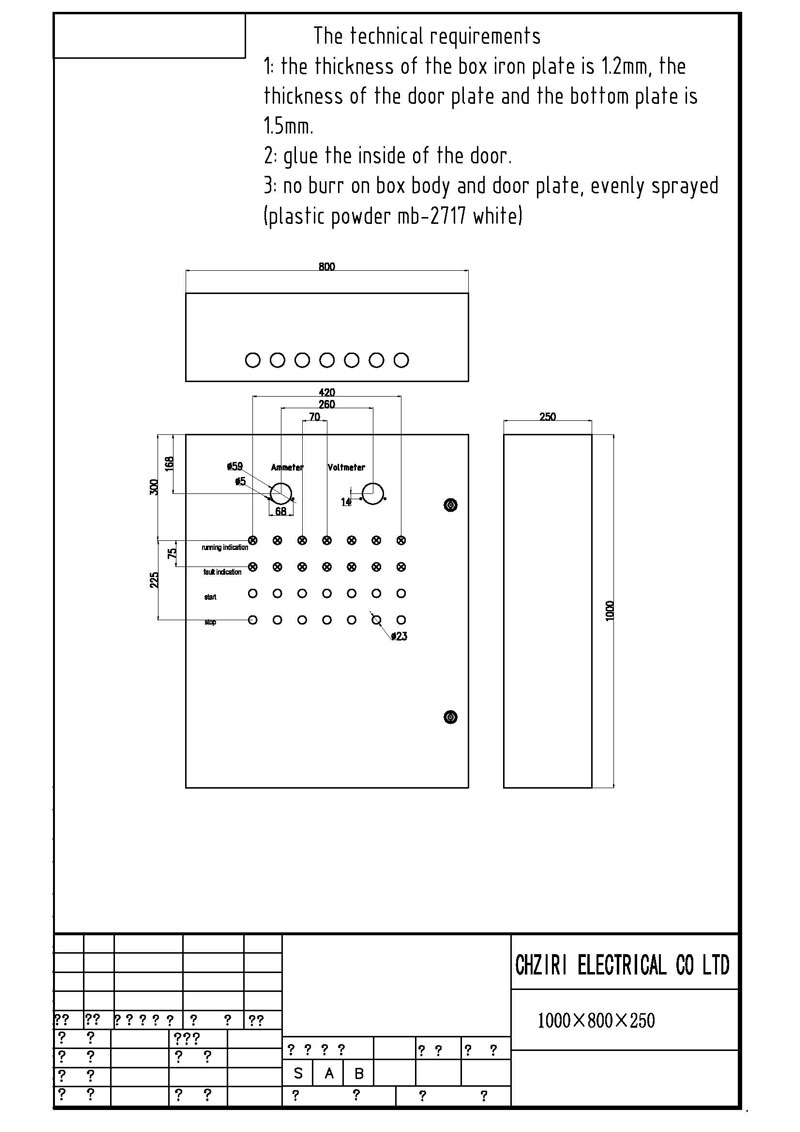 DOL Starter Panel