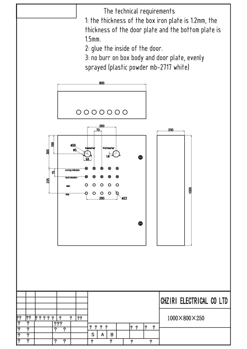 DOL Starter Panel